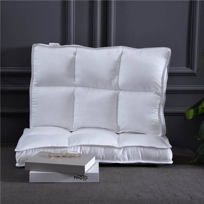 91家纺网 家纺一手货源 找家纺 赛格时代家居 全棉贡缎羽丝绒枕芯（六区定位）