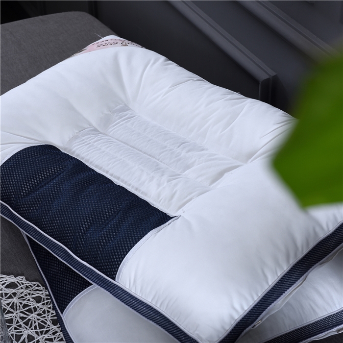 91家纺网 家纺一手货源 找家纺 赛格时代家居 全棉决明子定型羽丝绒枕芯（蓝色）