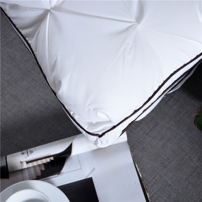 91家纺网 家纺一手货源 找家纺 赛格时代家居 全棉立体魔方羽丝绒枕芯（白色）