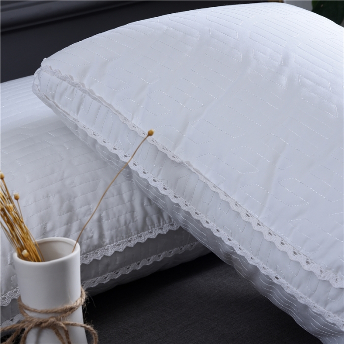 91家纺网 家纺一手货源 找家纺 赛格时代家居 全棉立体天丝羽丝绒枕芯（白色）