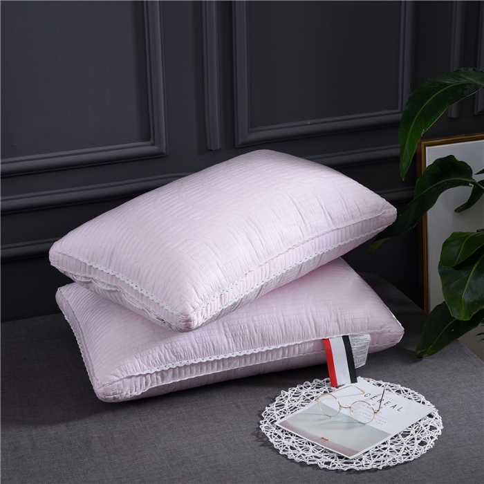 91家纺网 家纺一手货源 找家纺 赛格时代家居 全棉立体天丝羽丝绒枕芯（粉色）