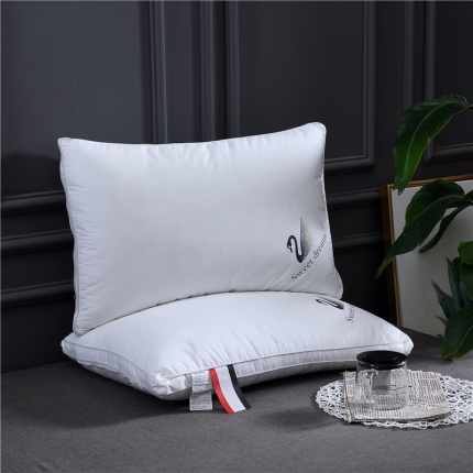 91家纺网 家纺一手货源 找家纺 赛格时代家居 全棉立体羽丝绒枕芯（小天鹅）