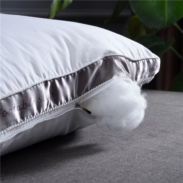 91家纺网 家纺一手货源 找家纺 赛格时代家居枕芯 全棉立体羽丝绒枕芯（字母）