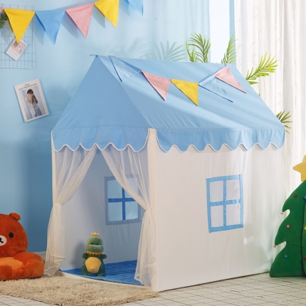 梦想屋 儿童游戏屋分床神器游戏帐篷小房子系列蓝色款