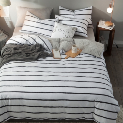 91家纺网 家纺一手货源 找家纺 慕梵2018新品全棉法莱绒单被套纯棉单被罩法兰绒水晶绒棉加绒