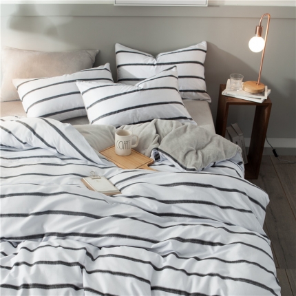 91家纺网 家纺一手货源 找家纺 慕梵2018新品全棉法莱绒单被套纯棉单被罩法兰绒水晶绒棉加绒