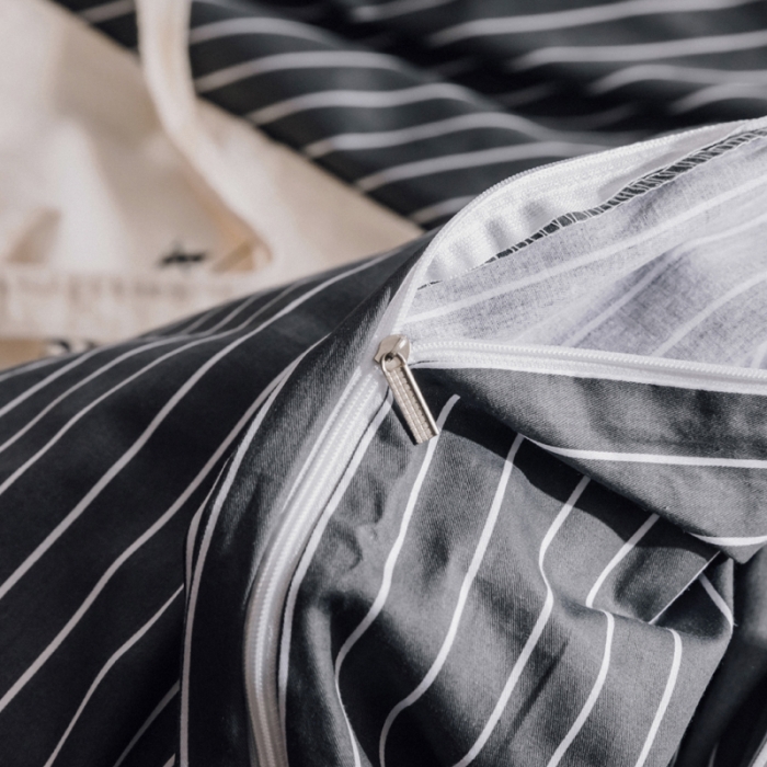 91家纺网 家纺一手货源 找家纺 简宜家居  北欧简约条纹格子纯棉四件套（2017.12总）