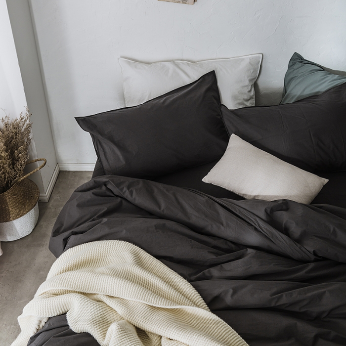 91家纺网 家纺一手货源 找家纺 涞澳家纺（新品）60水洗棉四件套帛咖