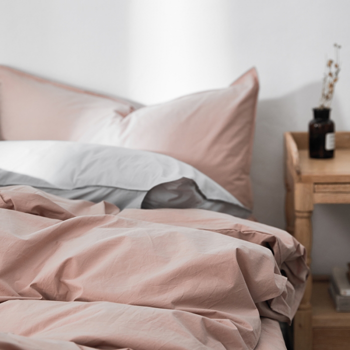 91家纺网 家纺一手货源 找家纺 涞澳家纺（新品）60水洗棉四件套静粉