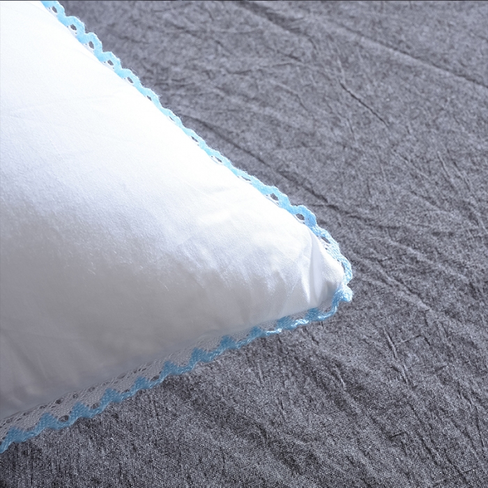 91家纺网 家纺一手货源 找家纺 赛格时代家居 全棉贡缎刺绣羽丝绒枕芯（玉兰花）四件套