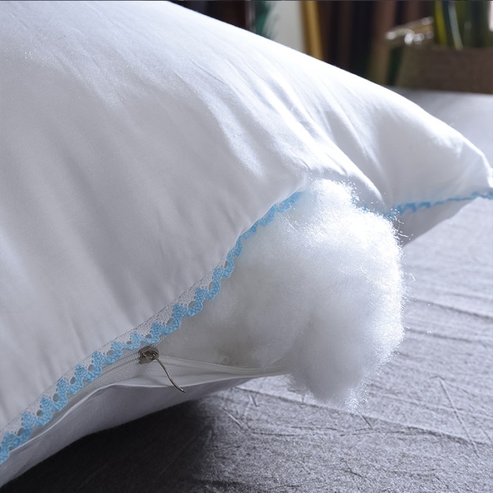 91家纺网 家纺一手货源 找家纺 赛格时代家居 全棉贡缎刺绣羽丝绒枕芯（玉兰花）四件套