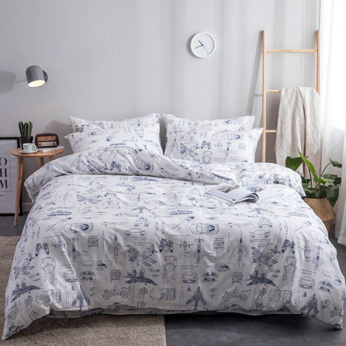 91家纺网 家纺一手货源 找家纺 （总）感遇家纺 2018秋冬新品全棉印花四件套