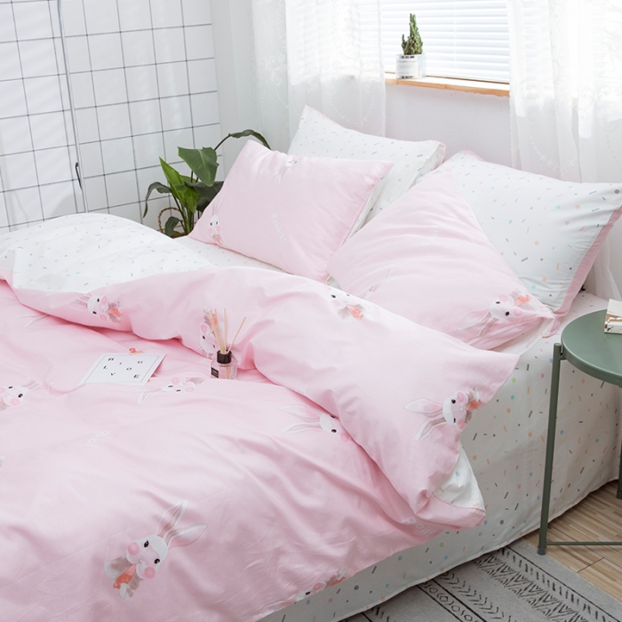 91家纺网 家纺一手货源 找家纺 （总）感遇家纺 2018秋冬新品全棉印花四件套