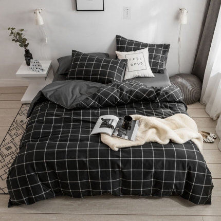 （总）梦家居 2018新款北欧简约冷淡风套件床笠款