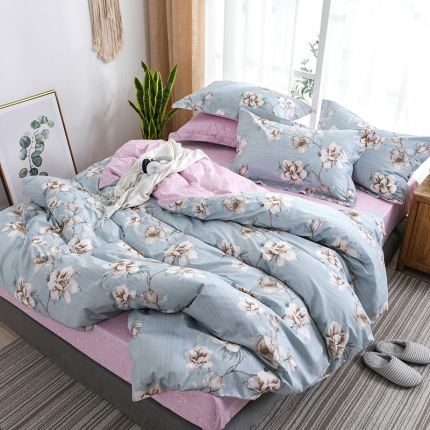 91家纺网 家纺一手货源 找家纺 星期三家纺 全棉13372优质新疆棉四件套（加老板微信有会员价）