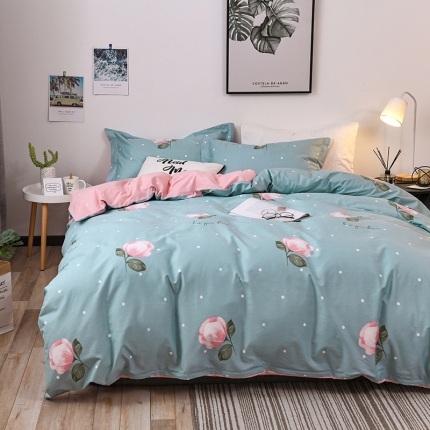 91家纺网 家纺一手货源 找家纺 星期三家纺 全棉13372优质新疆棉四件套（加老板微信有会员价）