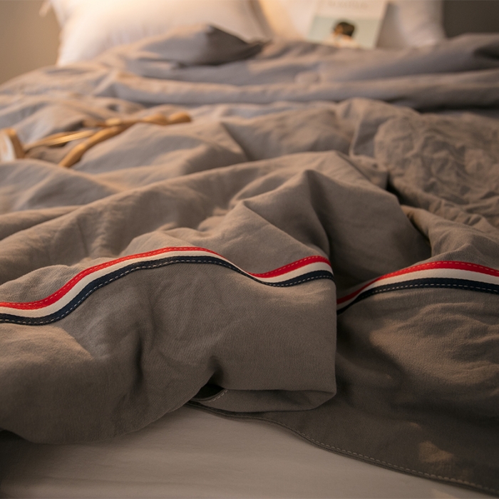 91家纺网 家纺一手货源 找家纺 2022款立奥被业 水洗棉织带夏被空调被夏凉被