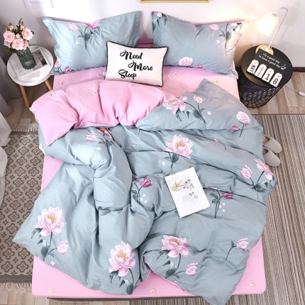 91家纺网 家纺一手货源 找家纺 星期三家纺 13372全棉优质新疆棉四件套（加老板微信有会员价）