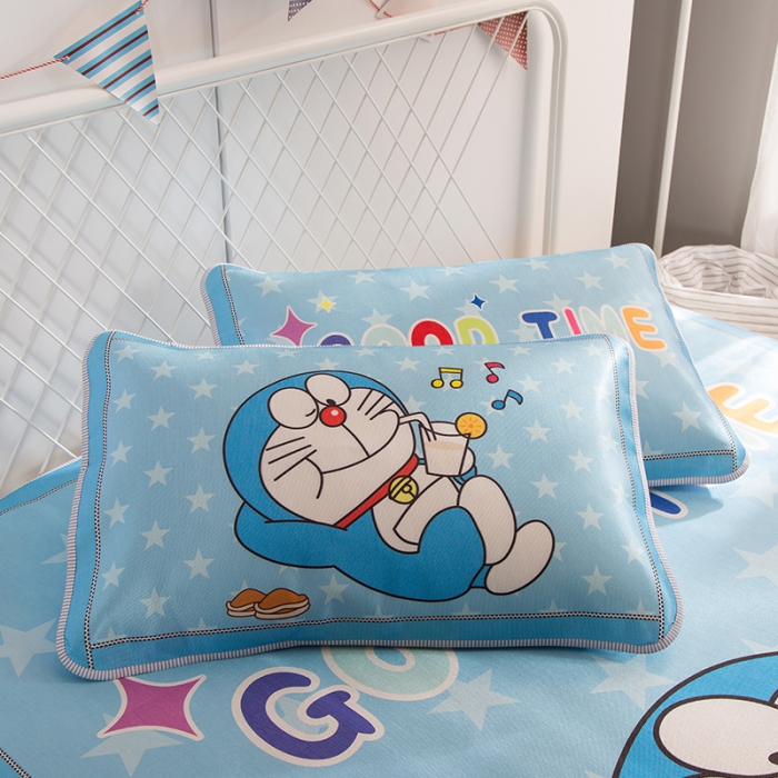 91家纺网 家纺一手货源 找家纺 （总）2024年数码印花卡通冰丝席三件套单双人空调软席冰凉席