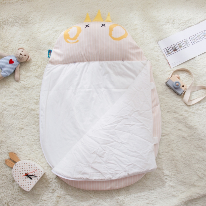 91家纺网 家纺一手货源 找家纺 小芽家居2024新款婴幼儿小睡袋春秋薄被子四季通用保暖防踢被