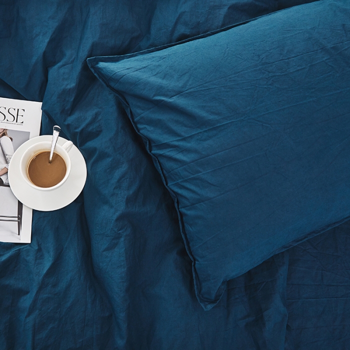 91家纺网 家纺一手货源 找家纺 涞澳家纺（新品）60水洗棉四件套  君兰