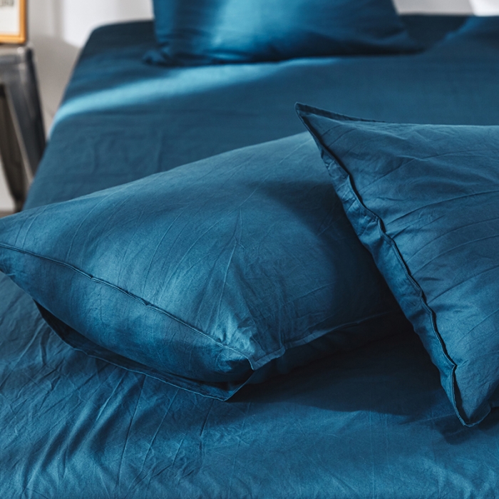 91家纺网 家纺一手货源 找家纺 涞澳家纺（新品）60水洗棉四件套  君兰