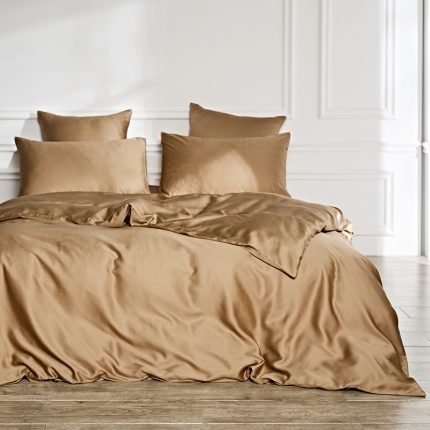 涞澳家纺 2018新款素色天丝四件套   杜金