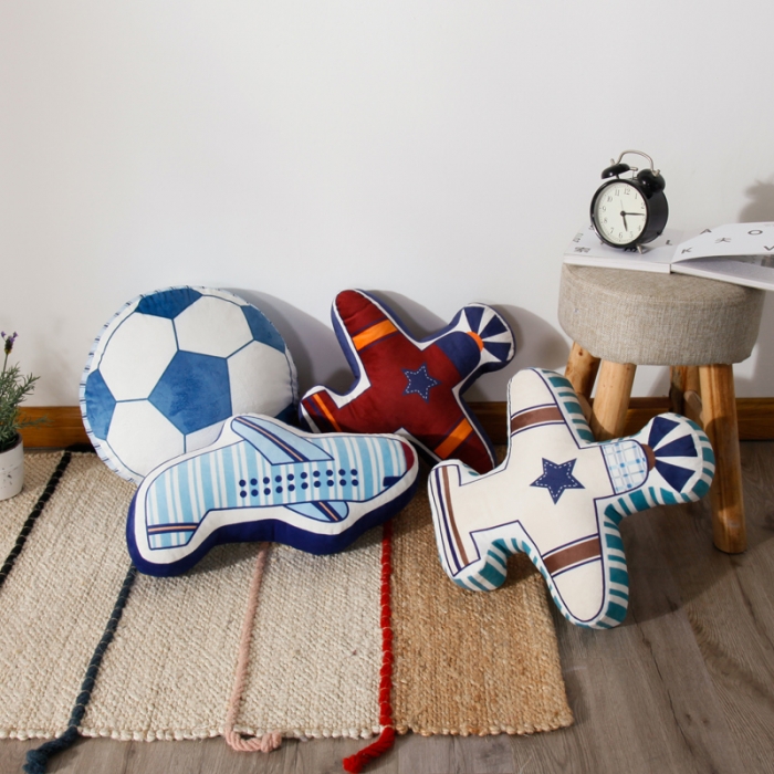 91家纺网 家纺一手货源 找家纺 （总）数码印花立体款卡通抱枕动植物飞机玩具小汽车儿童可爱礼物