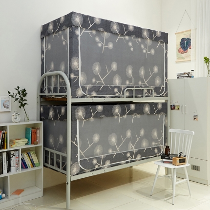 91家纺网 家纺一手货源 找家纺 床帘款上下铺单张床