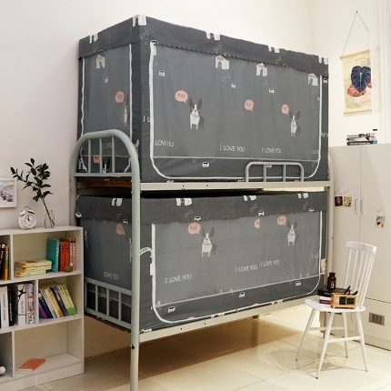 91家纺网 家纺一手货源 找家纺 床帘款上下铺单张床