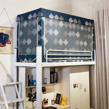 91家纺网 家纺一手货源 找家纺 床帘款上下铺两张床