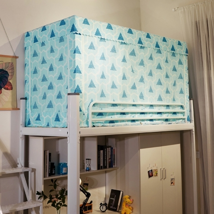 91家纺网 家纺一手货源 找家纺 床帘款上下铺两张床