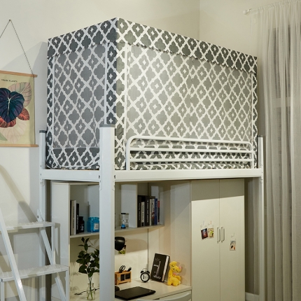 91家纺网 家纺一手货源 找家纺 床帘款上下铺两张床