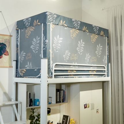 91家纺网 家纺一手货源 找家纺 床帘款上下铺两张床