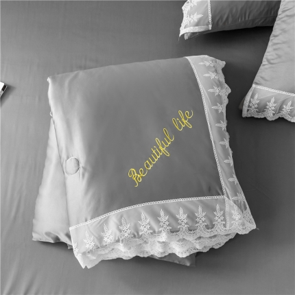 91家纺网 家纺一手货源 找家纺 2019新品空调被可水洗天丝绸夏被三件套臻丝绸夏凉被四件套