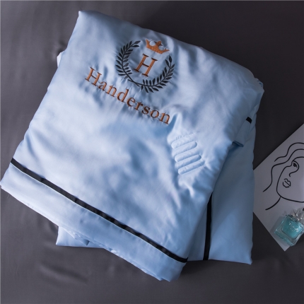 91家纺网 家纺一手货源 找家纺 2019新品空调被可水洗天丝绸夏被三件套臻丝绸夏凉被四件套