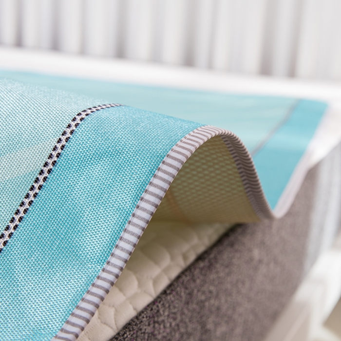 91家纺网 家纺一手货源 找家纺 2024年数码印花卡通冰丝席三件套单双人多规格空调软席夏凉席