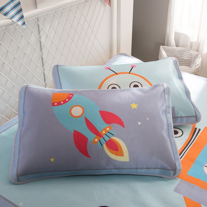 91家纺网 家纺一手货源 找家纺 2024年数码印花卡通冰丝席三件套单双人多规格空调软席夏凉席