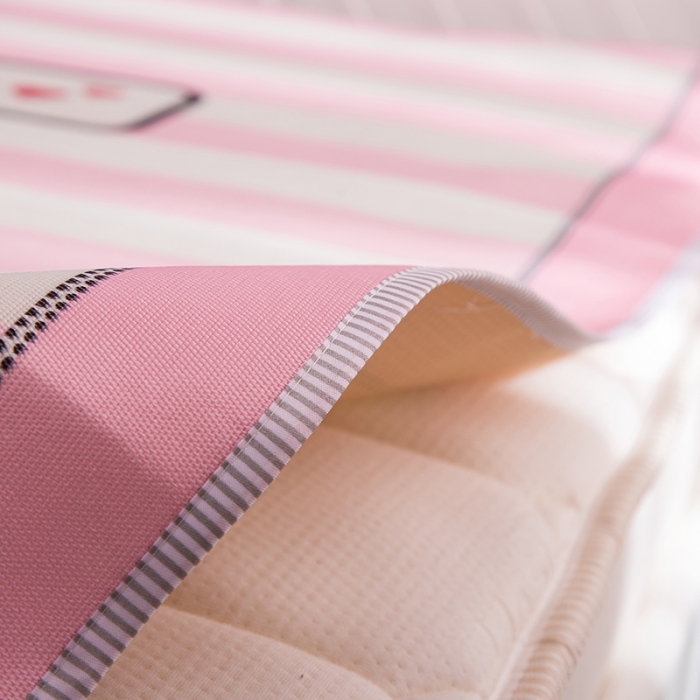 91家纺网 家纺一手货源 找家纺 2024年数码印花卡通冰丝席三件套单双人多规格空调软席夏凉席