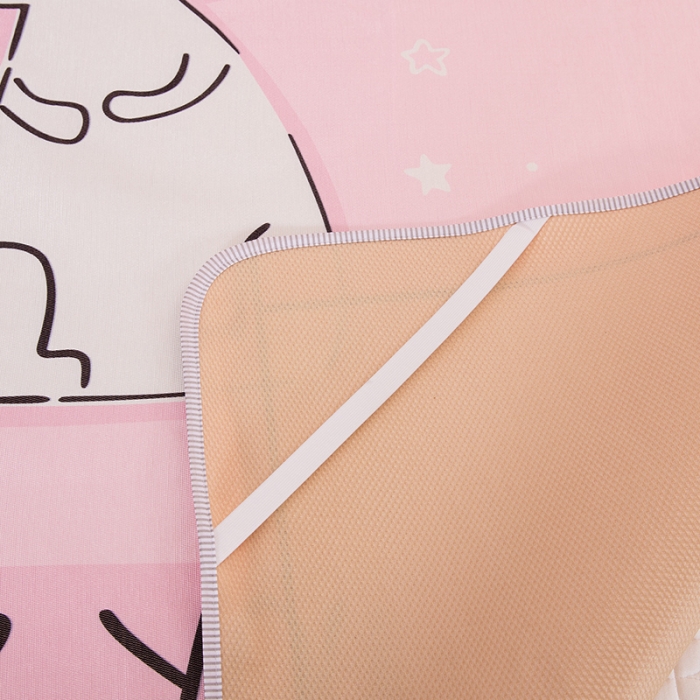 91家纺网 家纺一手货源 找家纺 2024年数码印花卡通冰丝席三件套单双人多规格空调软席夏凉席