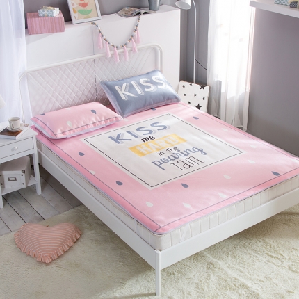 91家纺网 家纺一手货源 找家纺 2024年数码印花卡通冰丝席三件套单双人多规格空调软席夏凉席