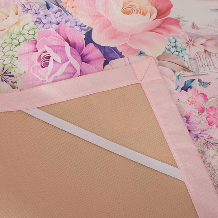 91家纺网 家纺一手货源 找家纺 2024年数码印花欧式宽边冰丝席三件套空调软席双人花卉款凉席