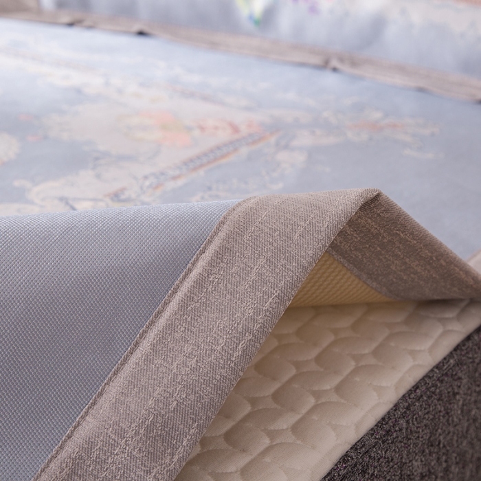 91家纺网 家纺一手货源 找家纺 2024年数码印花欧式宽边冰丝席三件套空调软席双人花卉款凉席