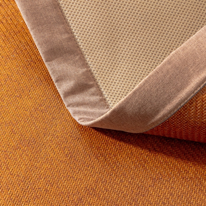 91家纺网 家纺一手货源 找家纺 2024年梦特娇工艺款绣花藤席空调席加厚草席折叠席子双人凉席