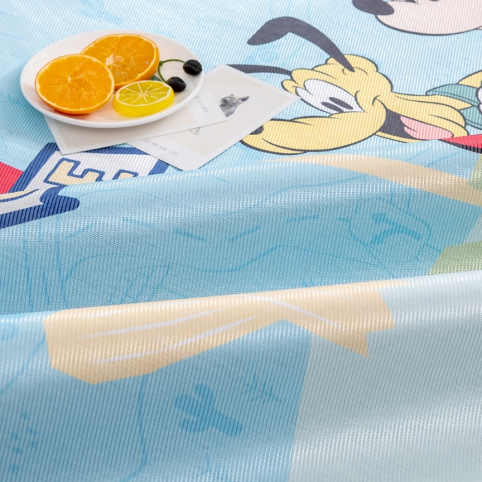 91家纺网 家纺一手货源 找家纺 迪士尼数码印花冰丝席三件套学生单人大板卡通凉席正版可授权电商