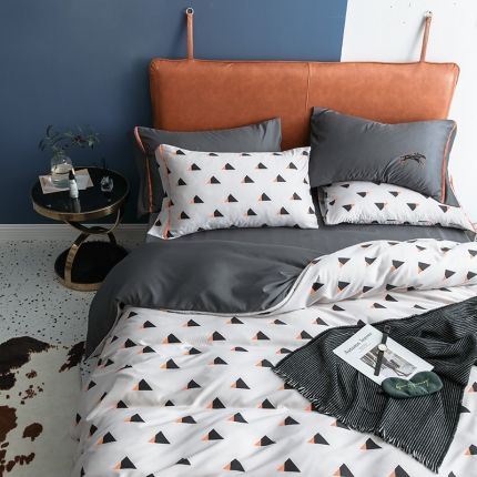 91家纺网 家纺一手货源 找家纺 2019春夏新品天丝绸四件套床上用品臻丝绸冰丝套件