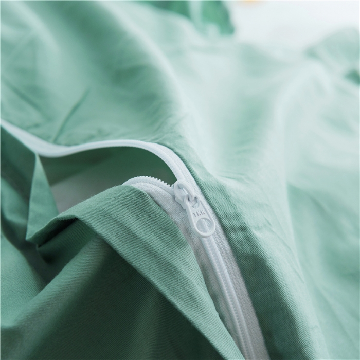 91家纺网 家纺一手货源 找家纺 2019新品小清新全棉13372单品床裙被套枕套