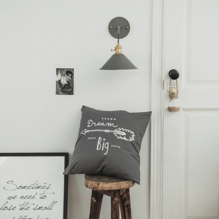 91家纺网 家纺一手货源 找家纺 美茉家居纯棉帆布黑白印花抱枕北欧简约靠垫