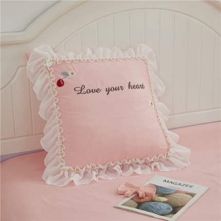 91家纺网 家纺一手货源 找家纺 （总）亲亲公主 新款全棉蕾丝公主风四件套