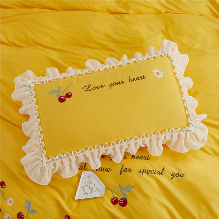 91家纺网 家纺一手货源 找家纺 （总）亲亲公主 新款全棉蕾丝公主风四件套